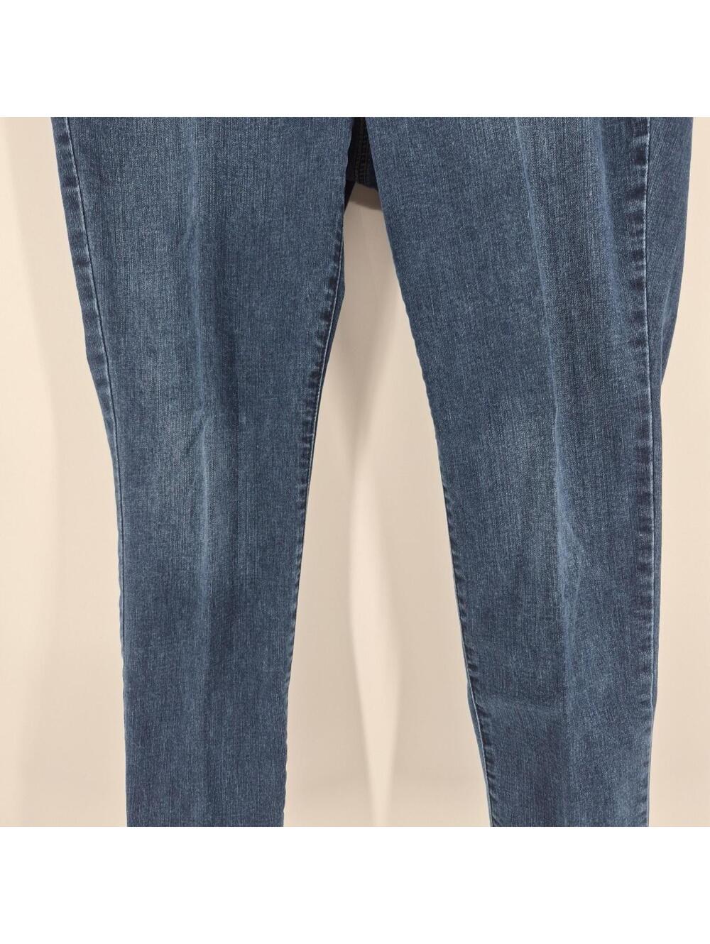 Chico's So Slimming Dark Wash Blue Denim Jeans Women's Size 2 ( 12 ) - Picture 3 of 16